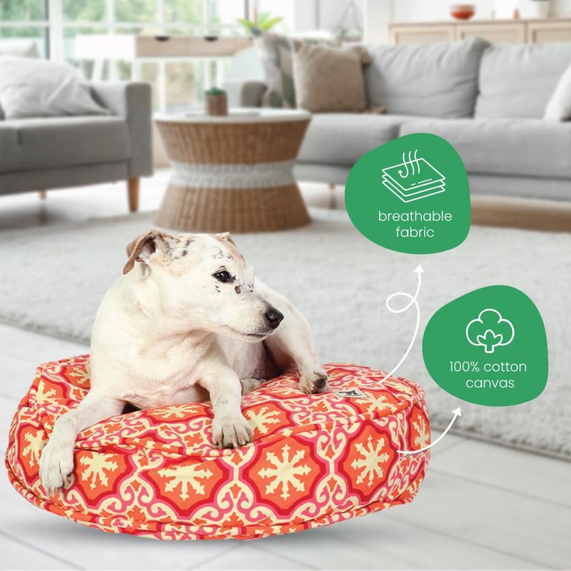 Molly Mutt Medium to Large Dog Bed Cover - Papillon Print - Measures 36â€ x 5â€™â€™ - 100% Cotton - Durable - Breathable - Sustainable - Machine Washable Dog Bed Cover - Image 4